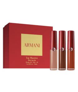 Armani Beauty Mini Lip Maestro Trio Set 103/209/415 New in box