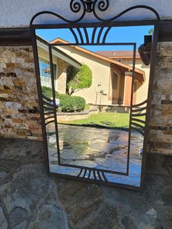 Wrought Iron Decor Mirror