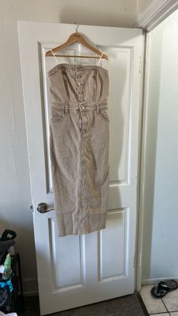 Large jean dress for women