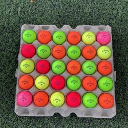 30 Golf ⛳️ Balls Callaway The Color 