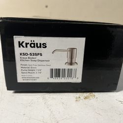 BRAND NEW Kraus Spot Free Kitchen Soap Dispenser