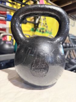 40# Kettlebell - CAP - $1.35 per LB