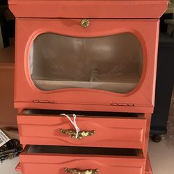 Hand  Painted Wooden Jewelry Box 
