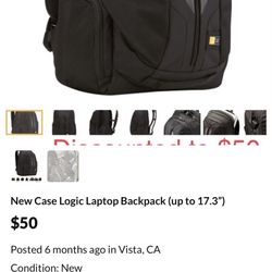 Laptop Backpack (Case Logic)