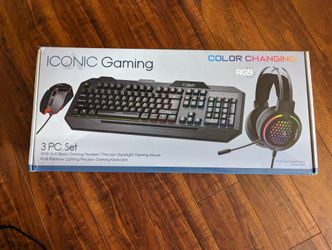 ICONIC Gaming KBM and Headset