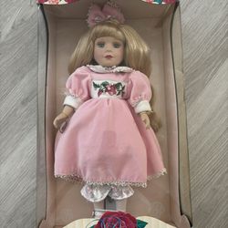 1997 Genuine Porcelain Doll- Victorian Rose Collection