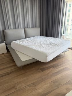 Eastern King Matress and Bed Stand