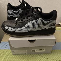 Nike Air Force 1 Black Skeleton 