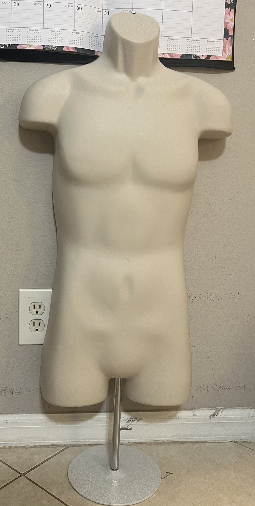 Men’s Chest Mannequins With Stand Like New