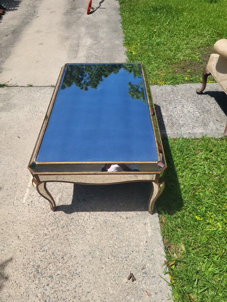 Antique Glass Table