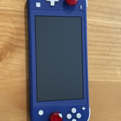 Nintendo Switch Lite Blue Console Pristine Condition 