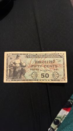 Military payment certificate