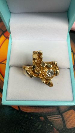 10k Men’s Nugget Ring
