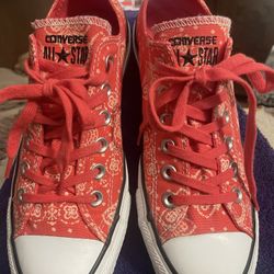 Converse All-Star Ladies Bandanna Print Size 7