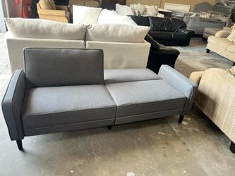 Gray futon new