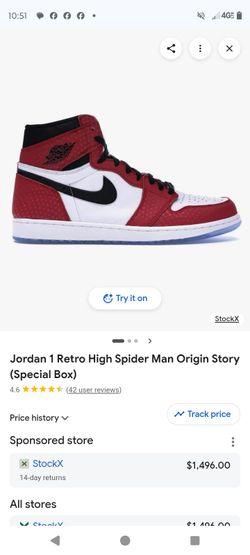 Air Jordan 1 Retro High Spider-Man Origin Story