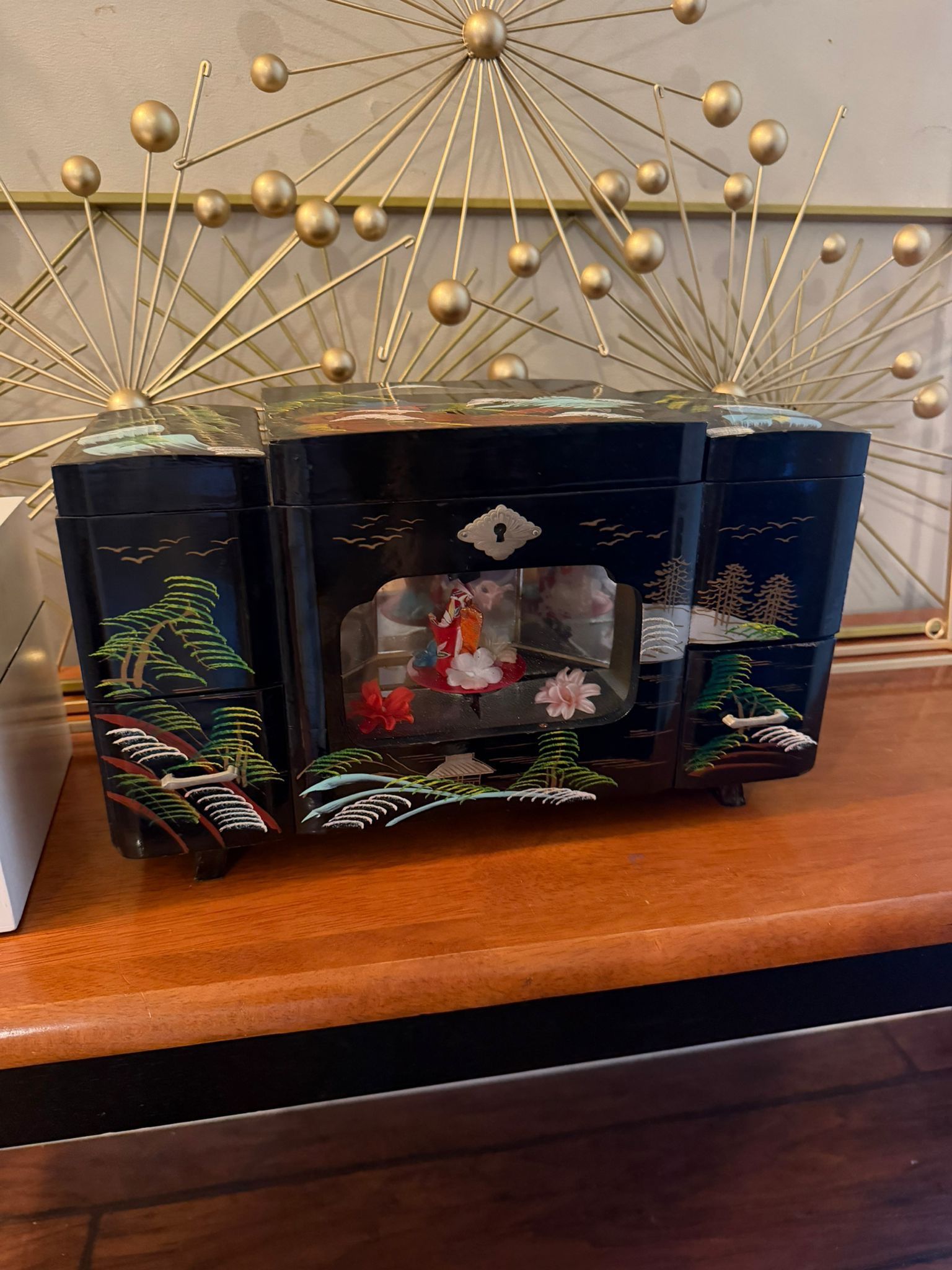 Vintage Japanese musical jewel box