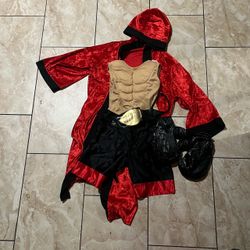Kids Boxer Halloween Costume Set