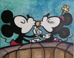 Mickey and Minnie’Make a wish with a kiss’