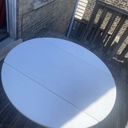 Foldable Round Kitchen Table
