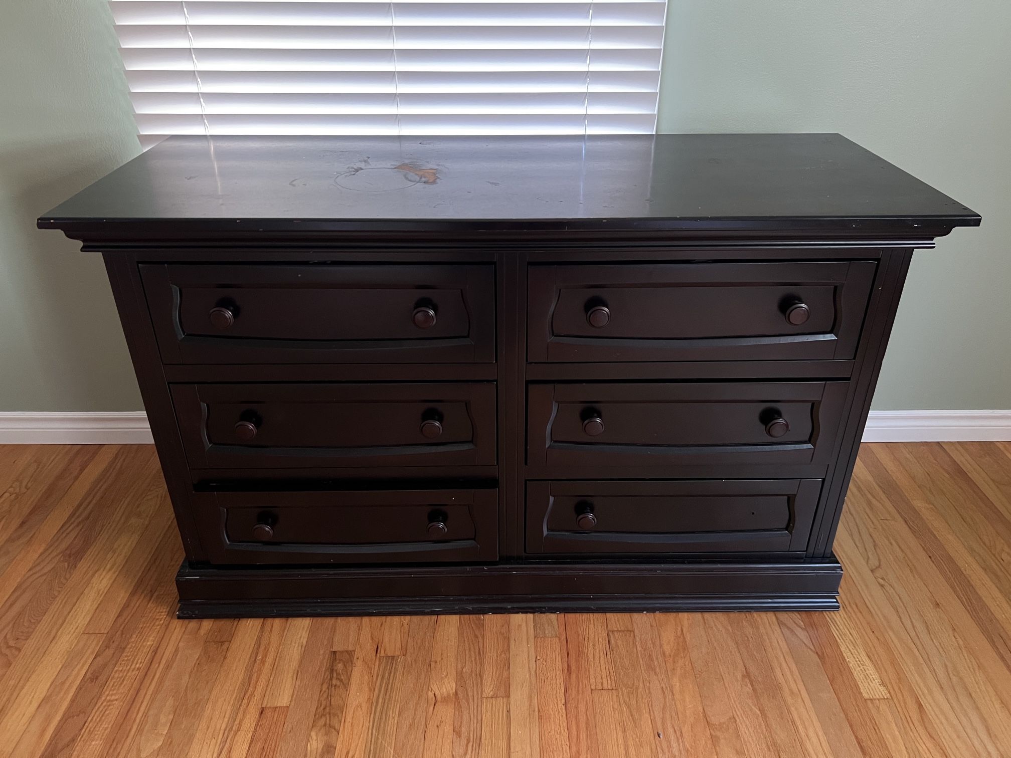 Espresso 6-Drawer Dresser