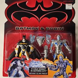 Batman & Robin A Cold Knight In Gotham City Batman VS. Mr. Freeze 1997 Action Figures