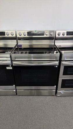 Electric stove air fry oven