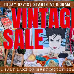 Huge Antiques/Vintage sale Today 7/21 In HB!