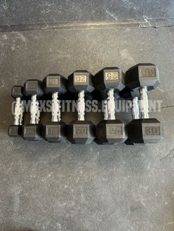 NEW DUMBBELLS SET 5-30 WITH RACK