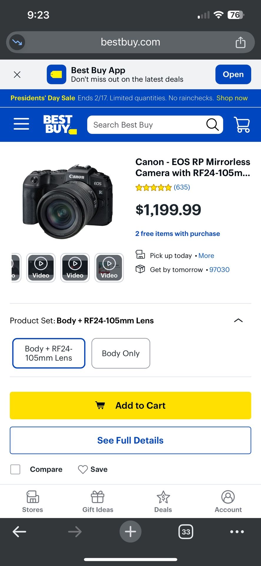 Canon -EOS RP