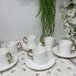 Coalport Bone China Demitasse Cup & Saucer Set – England