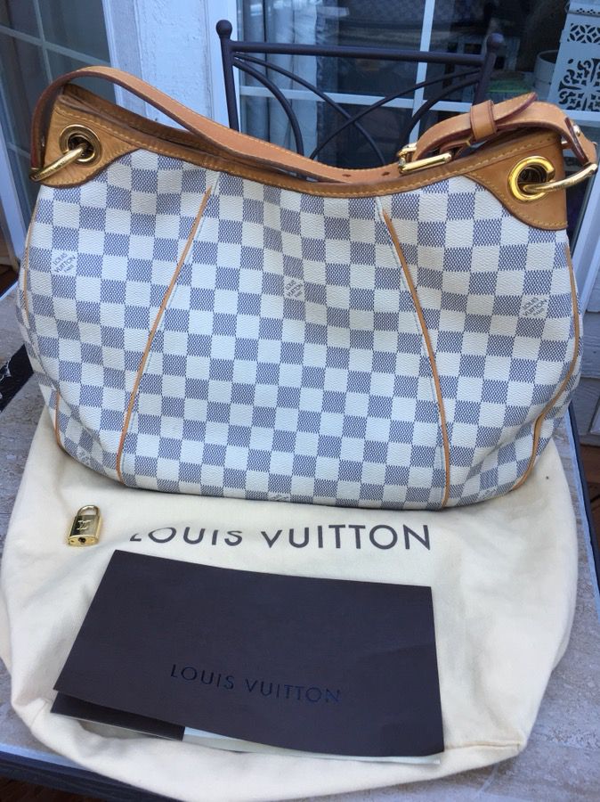 Louis Vuitton Galliera Pm Damier Azur great shape No tear or smells , clean  , couple pen stains but nothing big Comes with Authenticity receipt