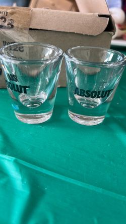 Absolut shot glasses