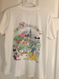 Classic Characters Walt Disney World Graphic Shirt Sz S White