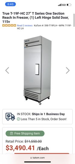 True Freezer Commercial