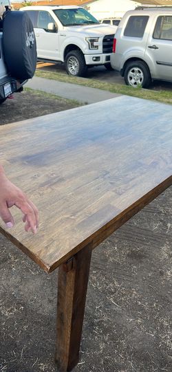 Solid wood table