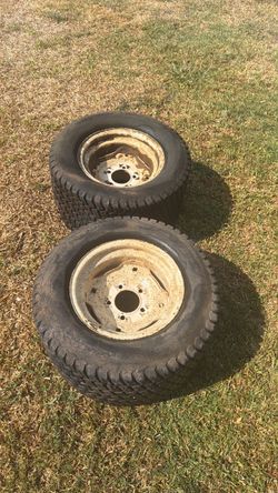 Lawn Mower Tires on Rims – Set of 2