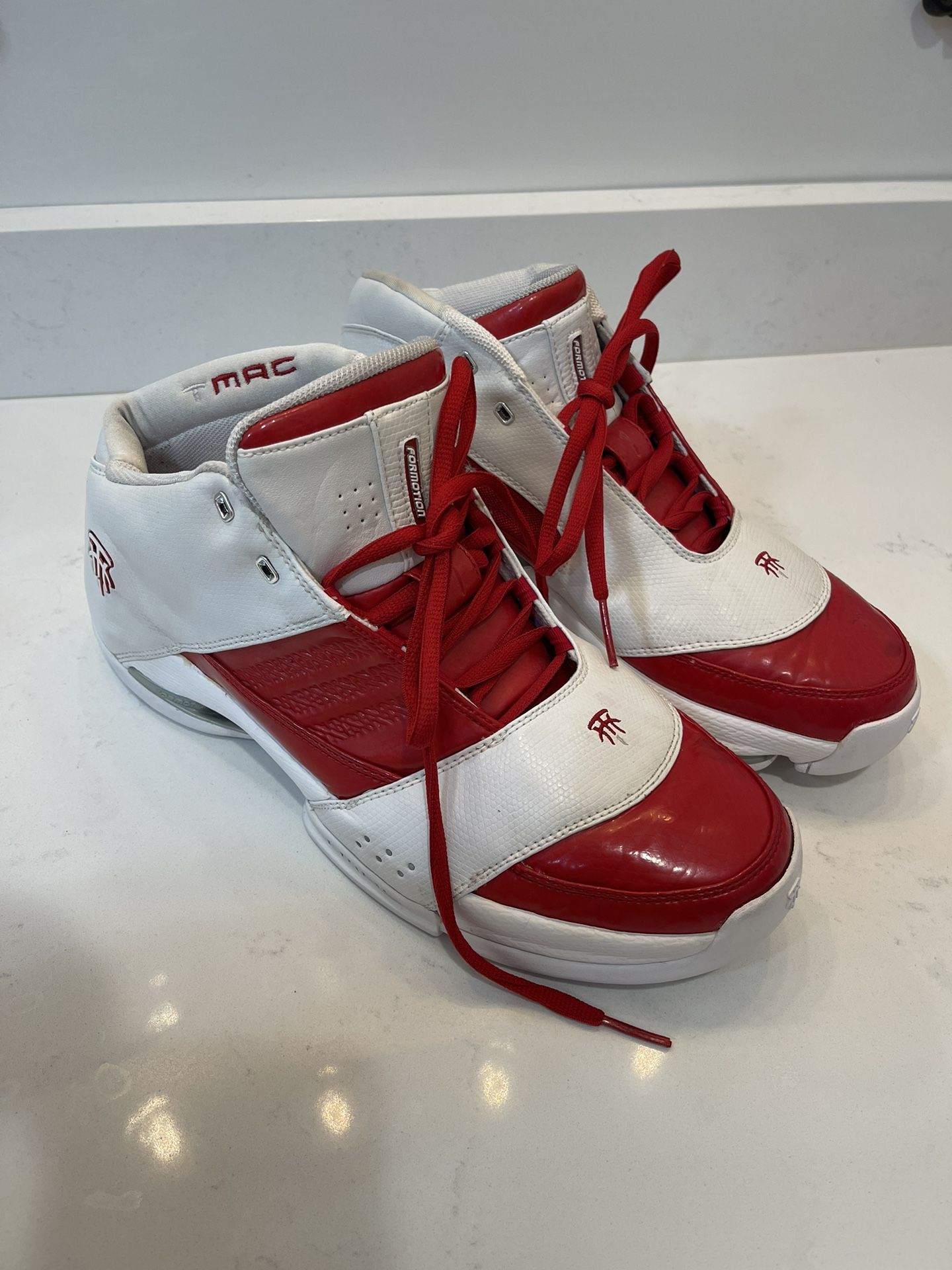 Adidas Tracy Mcgrady T-MAC Formotion Red / White Size 12 Shoe TMAC Rare Vintage