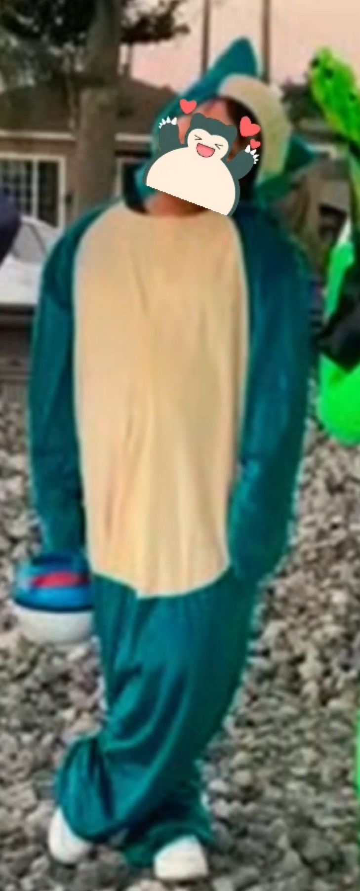 Adult Snorlax jumpsuit S/M