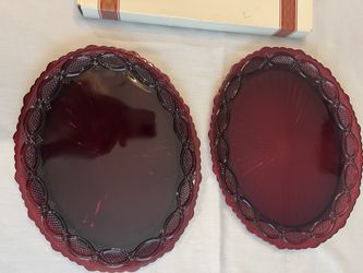 3 Avon Cape Cod Serving Platters