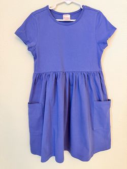 Girls’ Short Sleeve Dress by Hannah Andersson, size 6-7