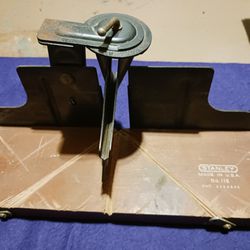 Vintage Stanley Tool Wood Mitre Box 
