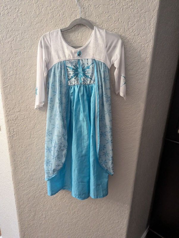 Little Adventurer Disney Princess Frozen Elsa Dress. Size Medium(3-5 Year Old)