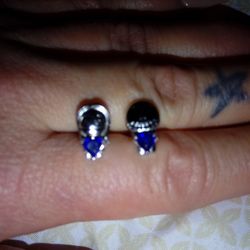 Nightmare Before Christmas Real Silver Earrings