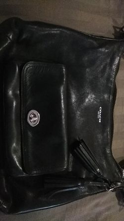 Leather Coach bag
