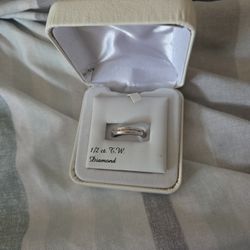 1/2ct Diamond Wedding Band