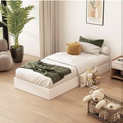 Twin XL Box Spring 8 Inch, High Profile Metal with Fabric Coverg, Easy Assembly