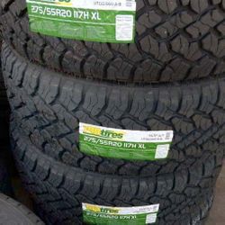 4 New Tires 275/55/20 TBB Tires