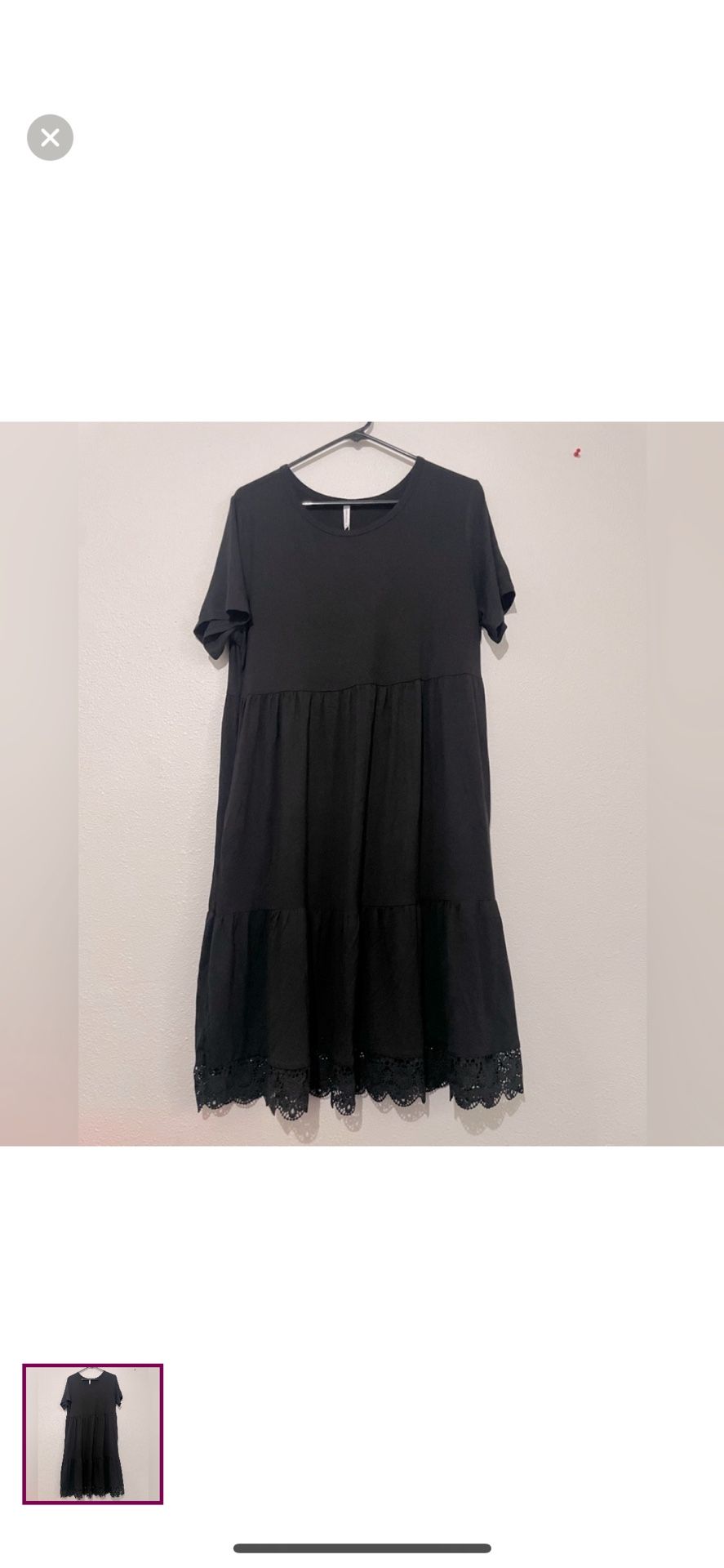 Taohuadao Black Dress