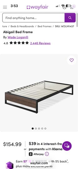 Queen bed frame